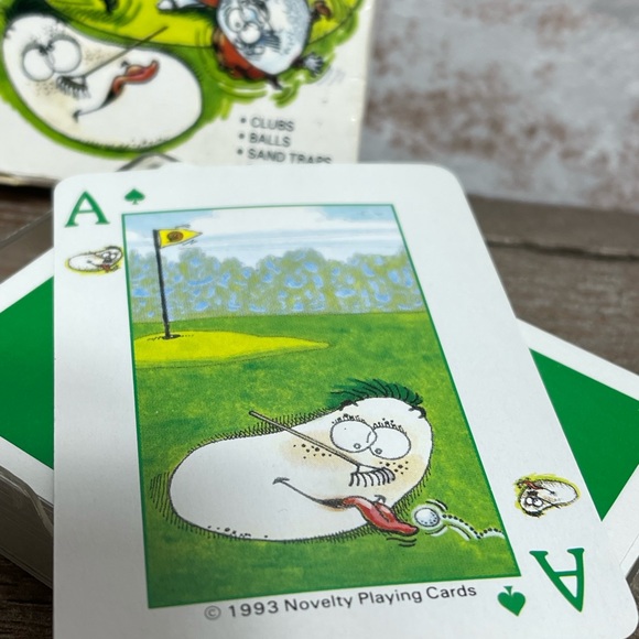 Golf Novelty Playing Cards 1993 RARE Hard to find DECK. - Picture 7 of 10